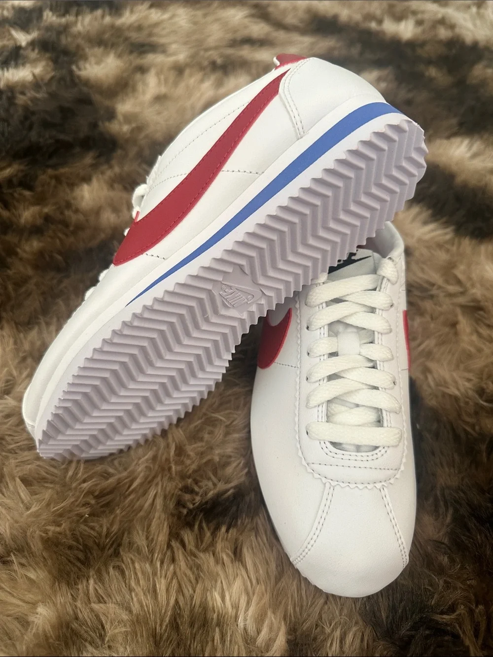 Nike classic cortez leather trainer